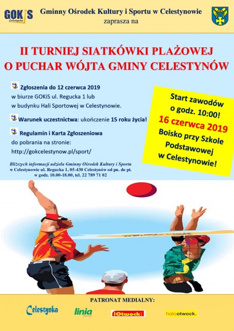 plakat-turniej-siatkówki-plażowej-Celestynów-2019