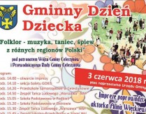Gminny Dzień Dziecka pn. „Folklor – muzyka, taniec, śpiew z różnych regionów Polski”