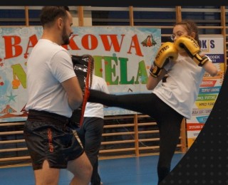 Zajęcia kick-boxing dla młodzieży w ramach Akcji Zima