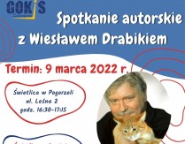 Spotkanie autorskie z Wiesławem Drabikiem w świetlicy w Pogorzeli i Dyzinie