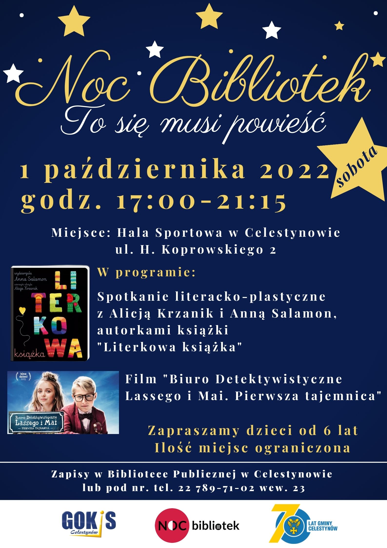 Noc Bibliotek 2022 Gminny O rodek Kultury I Sportu Noc Bibliotek 2022 Gminny O rodek Kultury I Sportu