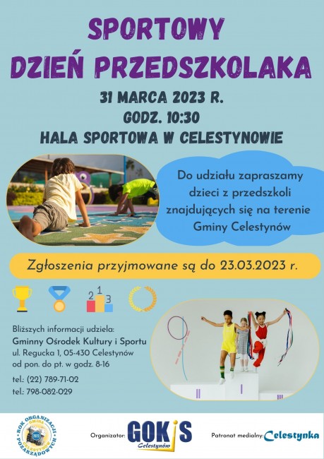 Plakat - Sportowy Dzień Przedszkolaka