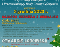 3 grudnia 2023 r. Bajkowa niedziela z Mikołajem i otwarcie lodowiska