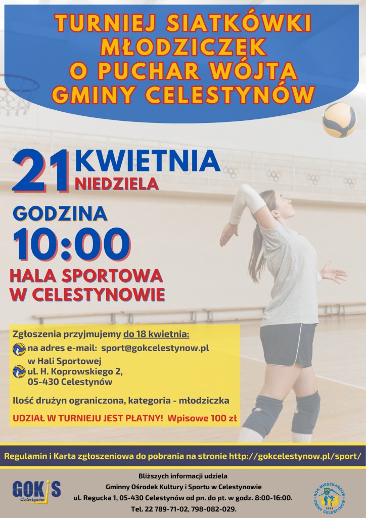 Turniej Siatkówki Młodziczek o Puchar Wójta Gminy Celestynów