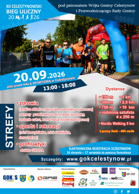 XII Celestynowski Bieg Uliczny