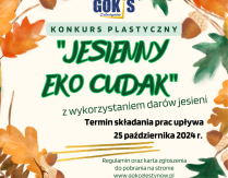 Konkurs plastyczny „Jesienny Eko Cudak” z wykorzystaniem darów jesieni