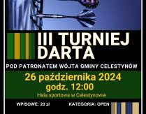 III Turniej Darta pod Patronatem Wójta Gminy Celestynów