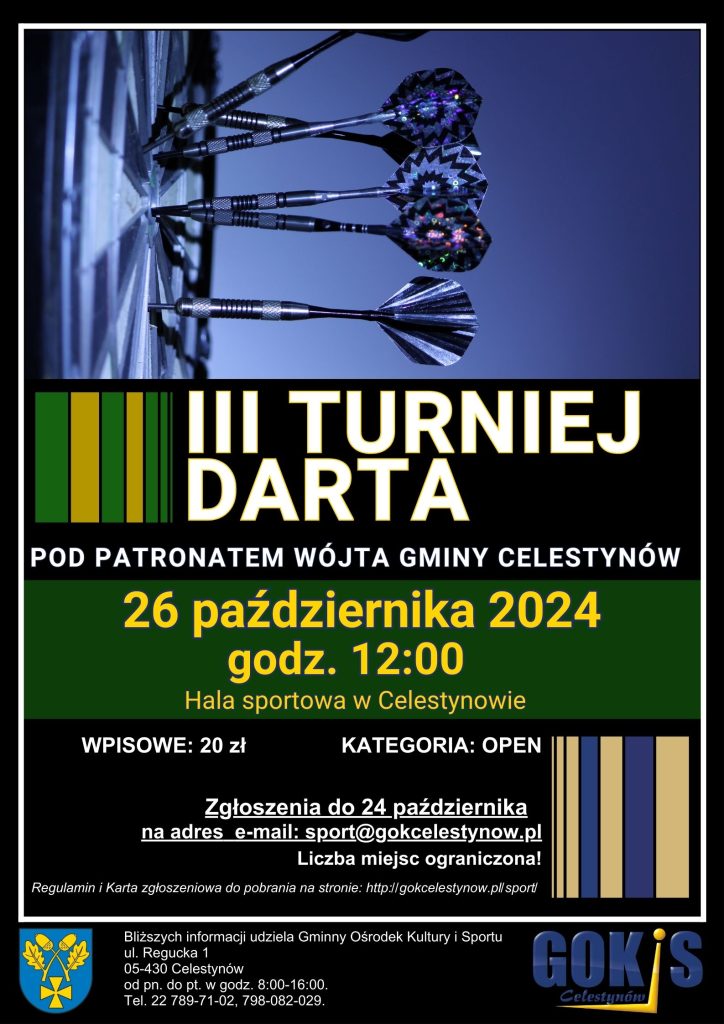 III Turniej Darta pod Patronatem Wójta Gminy Celestynów