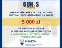 Narodowy Instytut Kultury i Dziedzictwa Wsi współorganizatorem Jarmarku Bożonarodzeniowego!