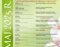 Terminarz Kulturalny i Sportowy – maj 2025 r.
