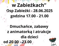 Piknik „Powitanie wakacji w Zabieżkach” 28 czerwca br.
