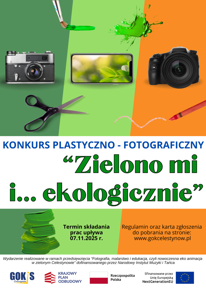 Konkurs plastyczno- fotograficzny dla wszystkich mieszkańców Gminy Celestynów