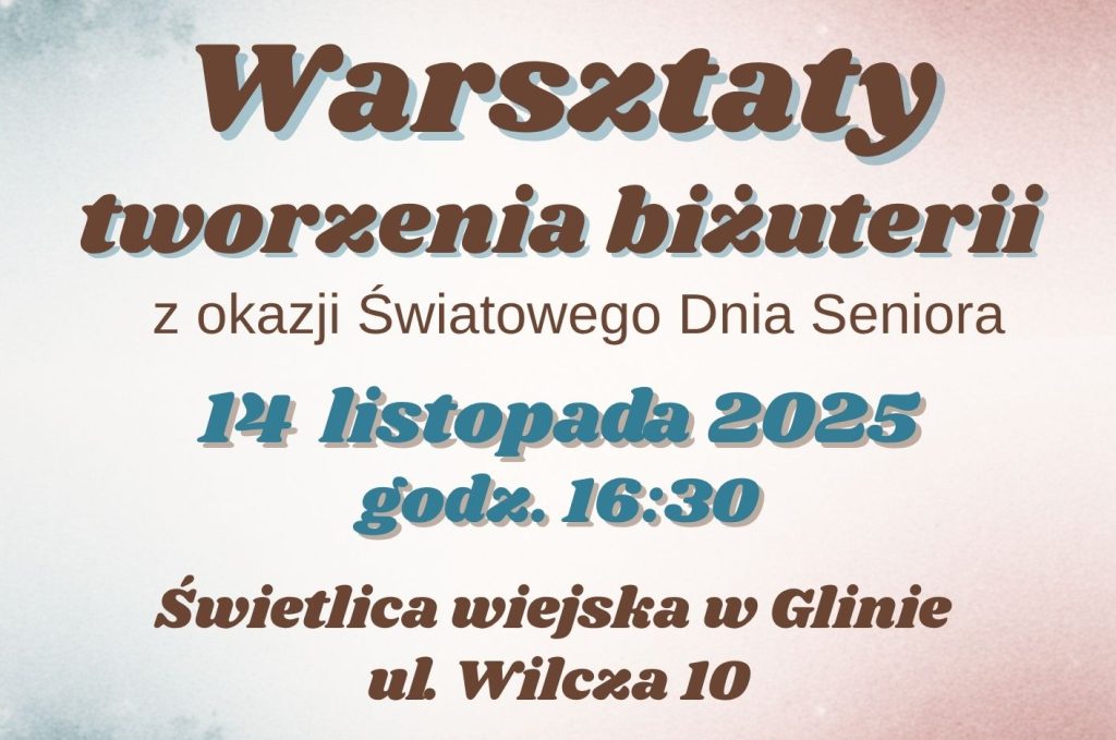 Warsztaty tworzenia biżuterii
